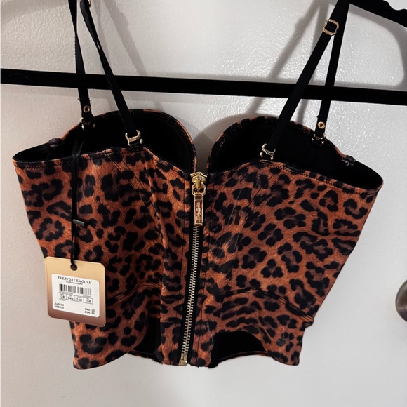 Honey Birdette Leopard Print Bustier - Picture 2 of 3
